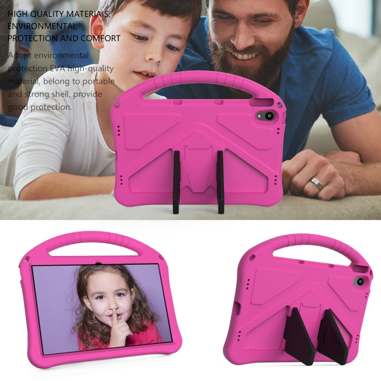 For Motorola Moto Tab G70 EVA Shockproof Tablet Case with Holder(Rose Red)