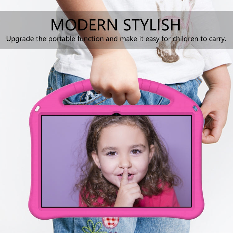 For Motorola Moto Tab G70 EVA Shockproof Tablet Case with Holder(Rose Red) - Others by PMC TechLife | Online Shopping South Africa | PMC TechLife | Buy Now Pay Later Mobicred