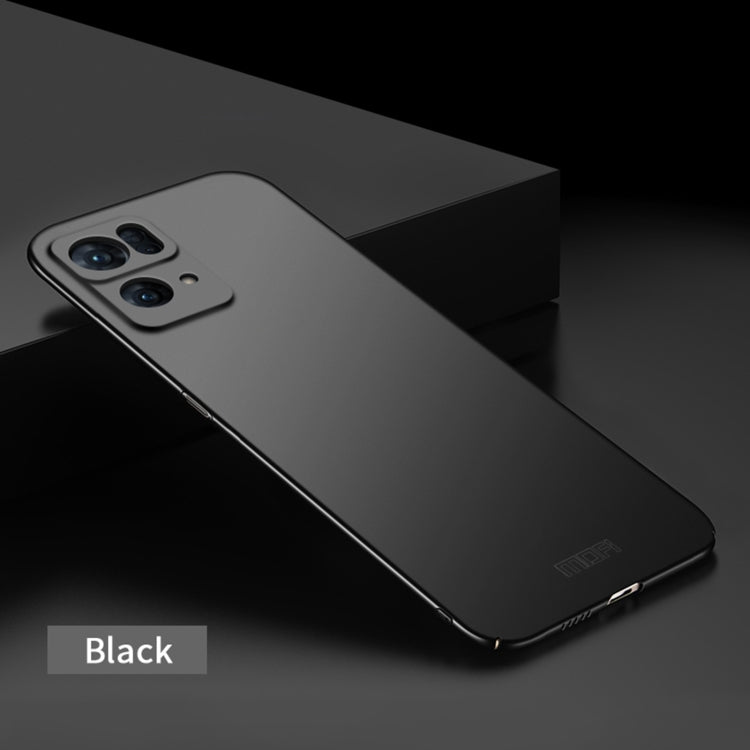 For OPPO Reno7 Pro MOFI Frosted PC Ultra-thin Hard Case(Black) - OPPO Cases by MOFI | Online Shopping South Africa | PMC TechLife | Buy Now Pay Later Mobicred