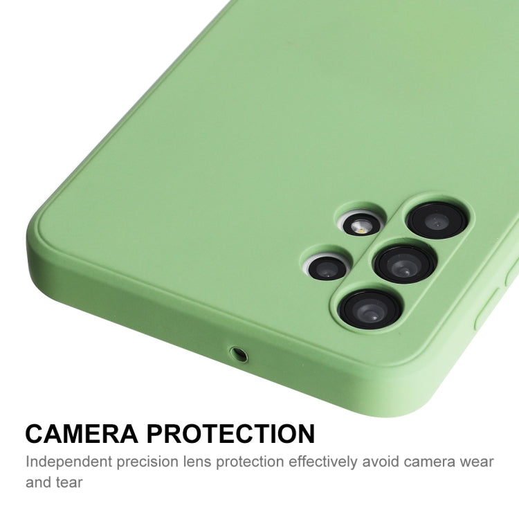 For Samsung Galaxy A32 5G ENKAY Liquid Silicone Soft Shockproof Phone Case(Light Green) - Galaxy Phone Cases by ENKAY | Online Shopping South Africa | PMC TechLife