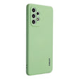 For Samsung Galaxy A73 5G ENKAY Liquid Silicone Soft Shockproof Phone Case(Light Green) - Galaxy Phone Cases by ENKAY | Online Shopping South Africa | PMC TechLife | Buy Now Pay Later Mobicred