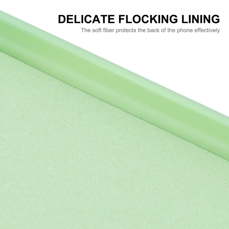 For Samsung Galaxy A73 5G ENKAY Liquid Silicone Soft Shockproof Phone Case(Light Green)