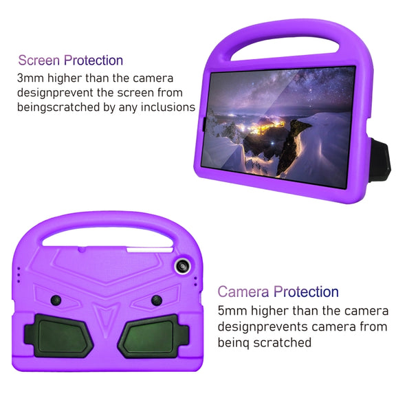 For Lenovo TB-X306F / TB-X306X Sparrow Style Kickstand Shockproof EVA Tablet Case(Purple)