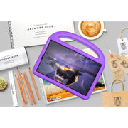 For Lenovo TB-X306F / TB-X306X Sparrow Style Kickstand Shockproof EVA Tablet Case(Purple)