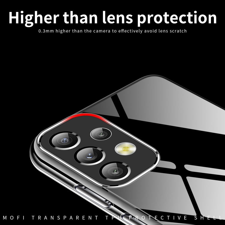 For Samsung Galaxy A73 5G MOFI Ming Series Ultra-thin TPU Phone Case(Transparent)