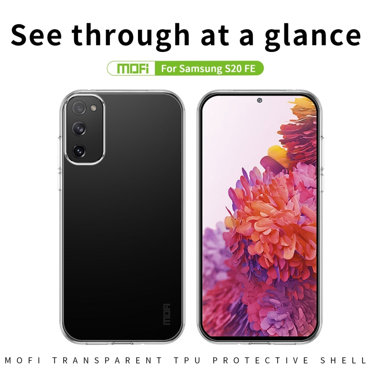 For Samsung Galaxy S20 FE / S20 FE 2022 MOFI Ming Series Ultra-thin TPU Phone Case(Transparent) - Galaxy S20 FE Cases by MOFI | Online Shopping South Africa | PMC TechLife