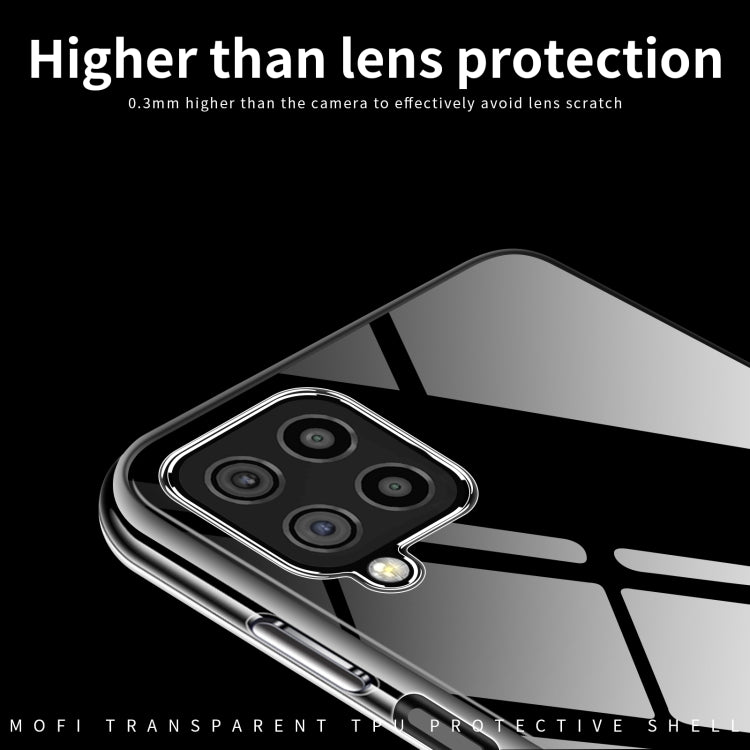 For Samsung Galaxy A22 4G MOFI Ming Series Ultra-thin TPU Phone Case(Transparent)