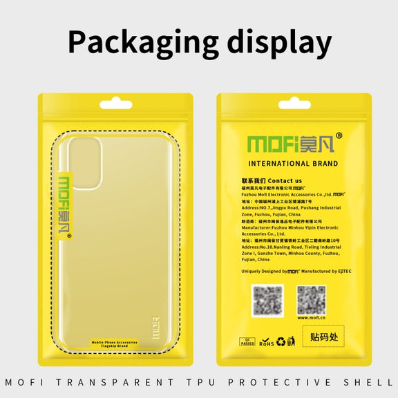 For Samsung Galaxy A22 5G MOFI Ming Series Ultra-thin TPU Phone Case(Transparent)