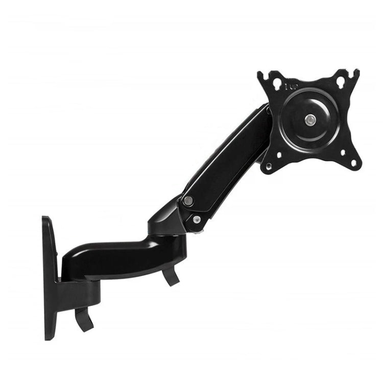 F150 Full Motion Monitor Wall Mount TV Wall Bracket with Adjustable Gas Spring Arm for 17-27 inch LED LCD Monitor - Laptop Stand by PMC Jewellery | Online Shopping South Africa | PMC Jewellery | Buy Now Pay Later Mobicred