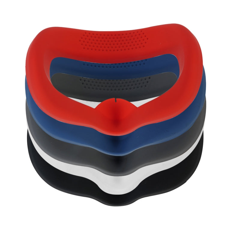 JD-391215 Suitable for Oculus Quest2 Generation VR Eye Mask Silicone Cover + Lens Cover Set(Red) - VR Accessories by PMC Jewellery | Online Shopping South Africa | PMC Jewellery | Buy Now Pay Later Mobicred