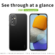 For Samsung Galaxy M23 MOFI Ming Series Ultra-thin TPU Phone Case(Transparent)