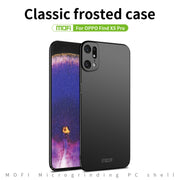 For OPPO Find X5 Pro MOFI Frosted PC Ultra-thin Hard Case(Black)