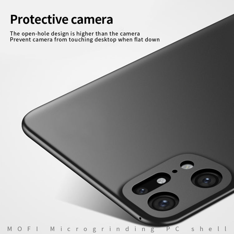 For OPPO Find X5 Pro MOFI Frosted PC Ultra-thin Hard Case(Black)