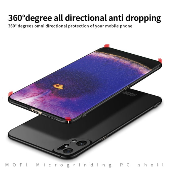 For OPPO Find X5 Pro MOFI Frosted PC Ultra-thin Hard Case(Black)