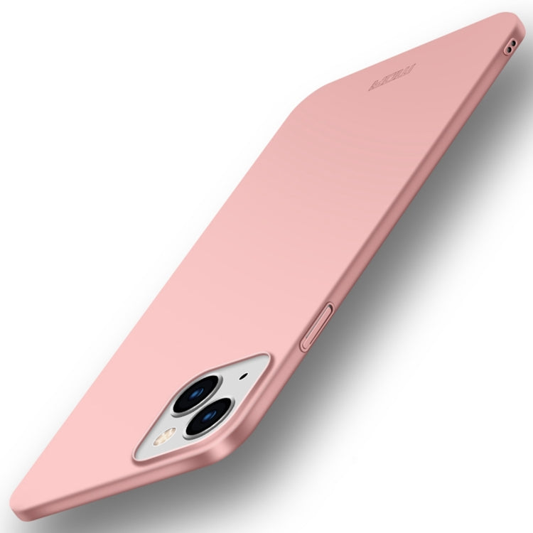 For iPhone 14 Plus MOFI Frosted PC Ultra-thin Hard Case  (Rose Gold) - free shipping - PMC TechLife - Order now!