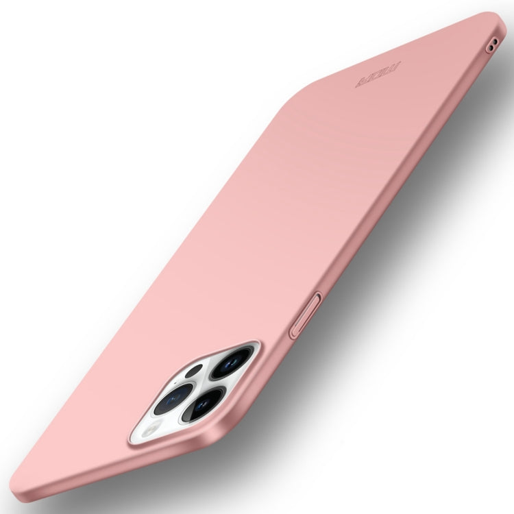 For iPhone 14 Pro MOFI Frosted PC Ultra-thin Hard Case (Rose Gold) - iPhone 14 Pro Cases by MOFI | Online Shopping South Africa | PMC TechLife