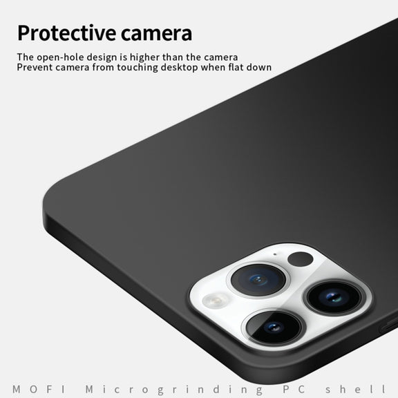 For iPhone 14 Pro Max MOFI Frosted PC Ultra-thin Hard Case (Rose Gold)