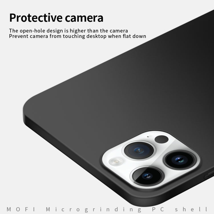For iPhone 14 Pro Max MOFI Frosted PC Ultra-thin Hard Case (Rose Gold)