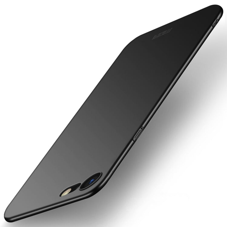 For iPhone SE 2022 / 2020 MOFI Frosted PC Ultra-thin Hard Case(Black) - free shipping - PMC TechLife - Order now!