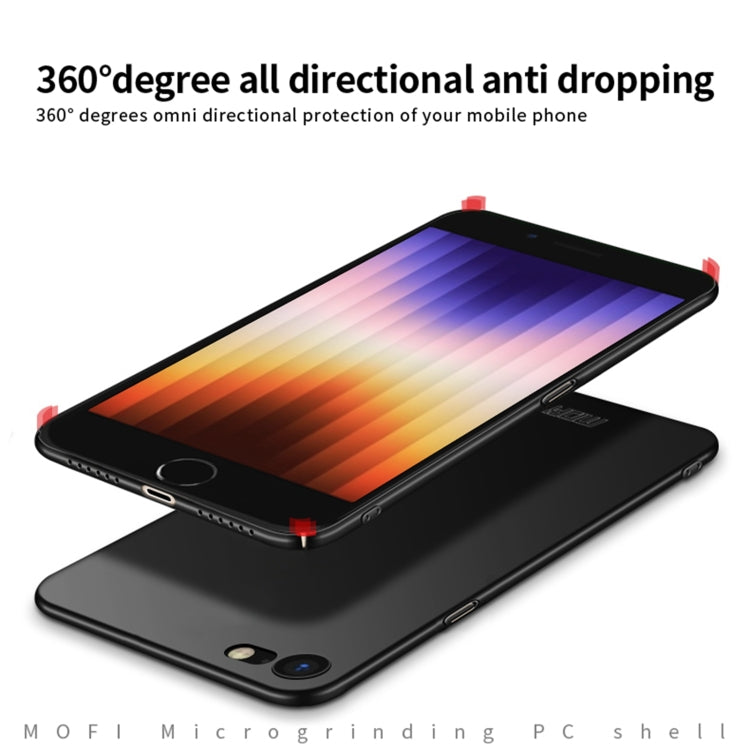 For iPhone SE 2022 / 2020 MOFI Frosted PC Ultra-thin Hard Case(Red) - iPhone SE 2022 / 2020 / 8 / 7 Cases by MOFI | Online Shopping South Africa | PMC TechLife