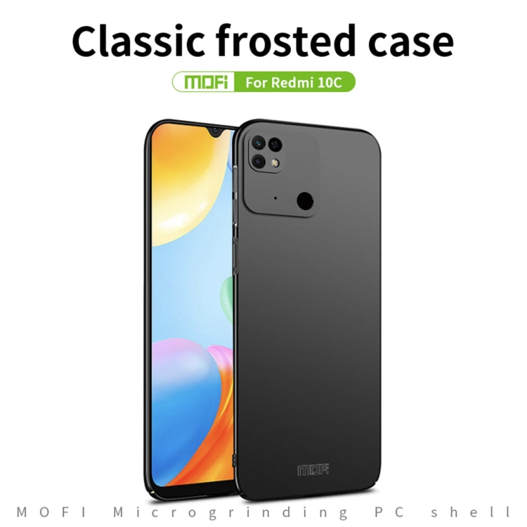 For Xiaomi Redmi 10C / Redmi 10 Power MOFI Frosted PC Ultra-thin Hard Case(Blue) - free shipping - PMC TechLife - Order now!