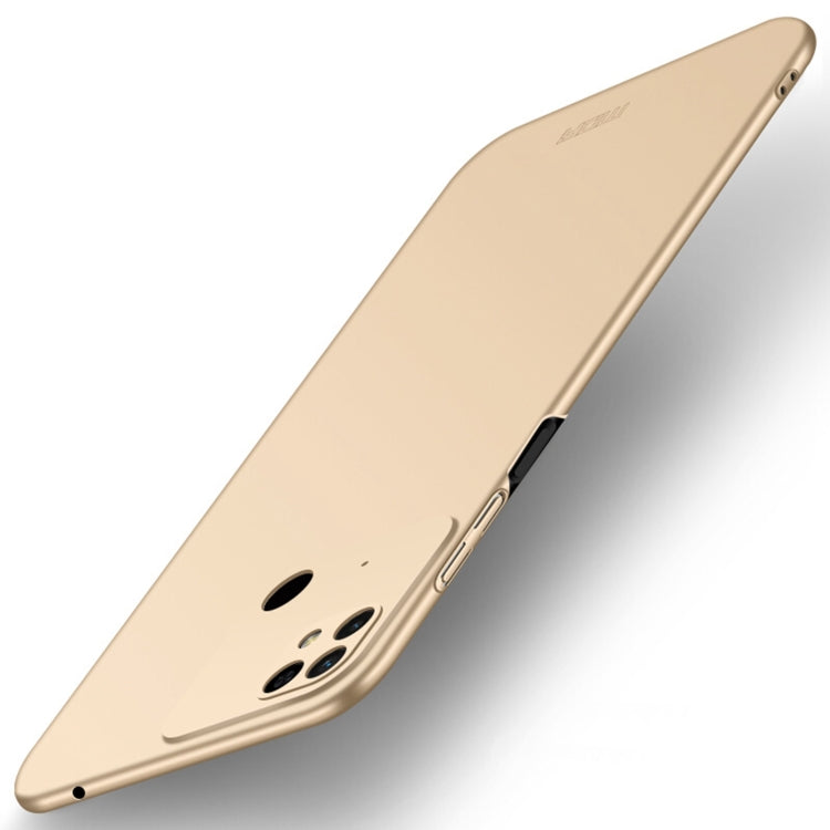 For Xiaomi Redmi 10C / Redmi 10 Power MOFI Frosted PC Ultra-thin Hard Case(Gold) - Xiaomi Cases by MOFI | Online Shopping South Africa | PMC TechLife