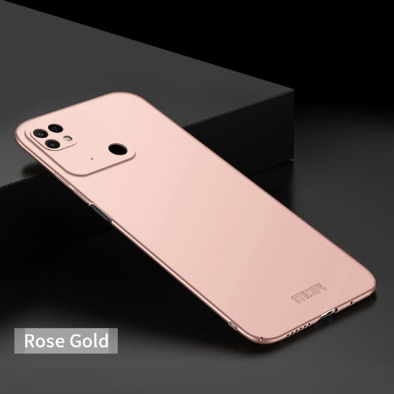 For Xiaomi Redmi 10C / Redmi 10 Power MOFI Frosted PC Ultra-thin Hard Case(Rose gold)