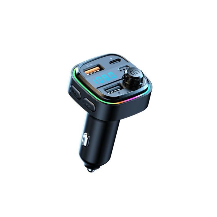 C26 Car Bluetooth Transmitter Handsfree Audio Player Dual USB Car Charger - Bluetooth Car Kits by PMC TechLife | Online Shopping South Africa | PMC TechLife | Buy Now Pay Later Mobicred