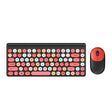 QW02 Wireless Keyboard Mouse Set(Red) - Wireless Keyboard by PMC TechLife | Online Shopping South Africa | PMC TechLife | Buy Now Pay Later Mobicred