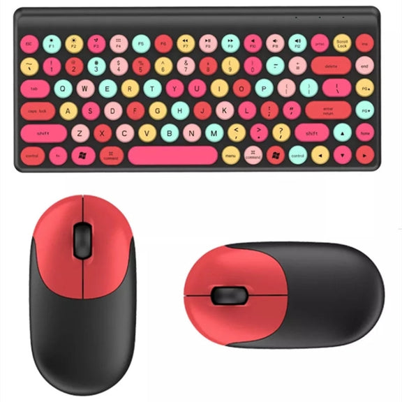 QW02 Wireless Keyboard Mouse Set(Green)