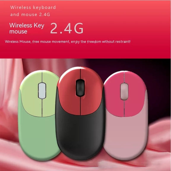 QW02 Wireless Keyboard Mouse Set(Red)