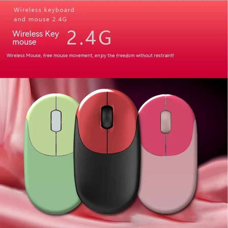 QW02 Wireless Keyboard Mouse Set(Red)