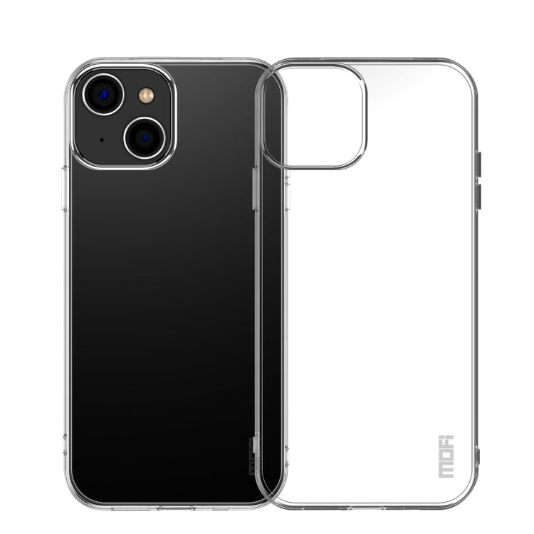 For iPhone 14 MOFI Ming Series Ultra-thin TPU Phone Case (Transparent) - iPhone 14 Cases by MOFI | Online Shopping South Africa | PMC TechLife