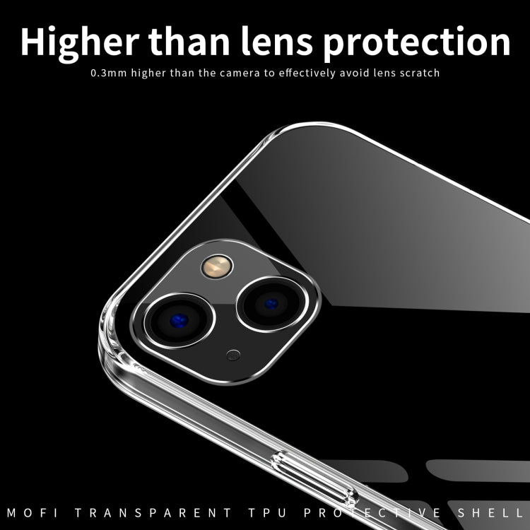 For iPhone 13 mini MOFI Ming Series Ultra-thin TPU Phone Case (Transparent) - iPhone 13 mini Cases by MOFI | Online Shopping South Africa | PMC TechLife