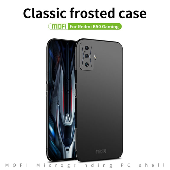 For Xiaomi Redmi K50 Gaming MOFI Frosted PC Ultra-thin Hard Case(Black)