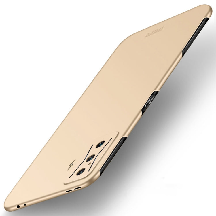 For Xiaomi Redmi K50 Gaming MOFI Frosted PC Ultra-thin Hard Case(Gold) - Xiaomi Cases by MOFI | Online Shopping South Africa | PMC TechLife | Buy Now Pay Later Mobicred