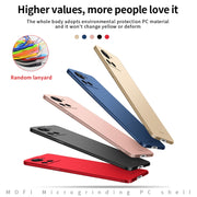 For OnePlus Ace 5G / 10R 5G MOFI Frosted PC Ultra-thin Hard Case(Red)