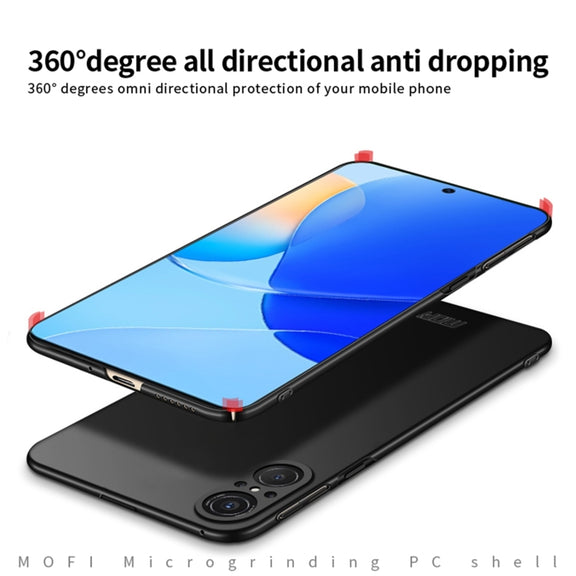 For Huawei Nova9 SE MOFI Frosted PC Ultra-thin Hard Case(Blue)