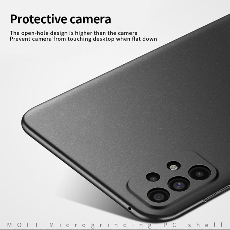 For Samsung Galaxy A53 5G MOFI Fandun Series Frosted PC Ultra-thin All-inclusive Phone Case(Blue)