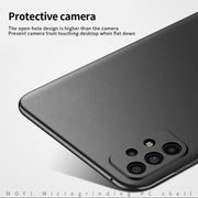 For Samsung Galaxy A73 5G MOFI Fandun Series Frosted PC Ultra-thin All-inclusive Phone Case(Blue)