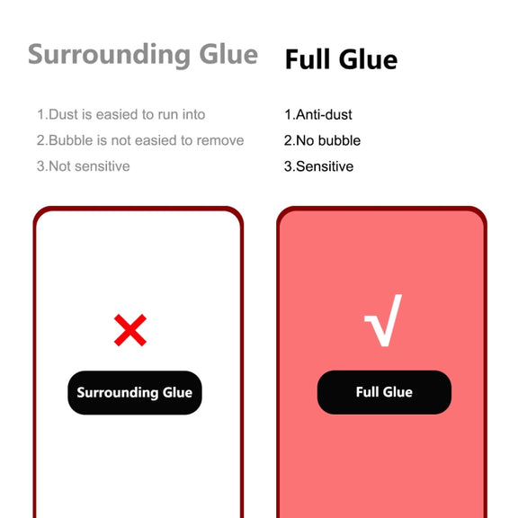 2 PCS For OnePlus 10R ENKAY Hat-Prince Full Glue 0.26mm 9H 2.5D Tempered Glass Full  Film