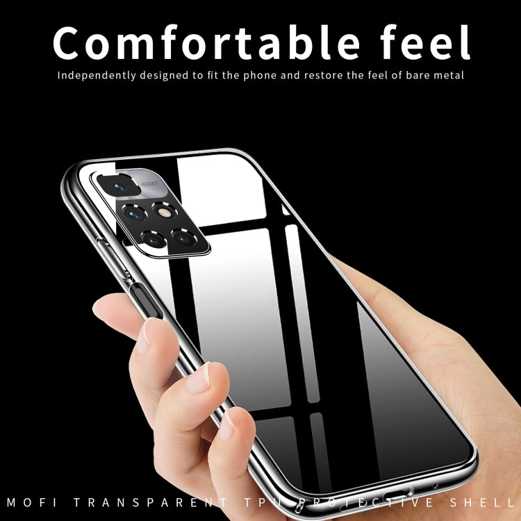 For Xiaomi Redmi 10 Prime 2022 MOFI Ming Series Ultra-thin TPU Phone Case(Transparent) - Xiaomi Cases by MOFI | Online Shopping South Africa | PMC TechLife