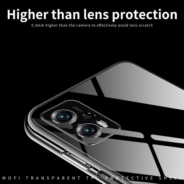 For Xiaomi Redmi Note 11T Pro 5G / Note 11T Pro+ MOFI Ming Series Ultra-thin TPU Phone Case(Transparent) - Xiaomi Cases by MOFI | Online Shopping South Africa | PMC TechLife