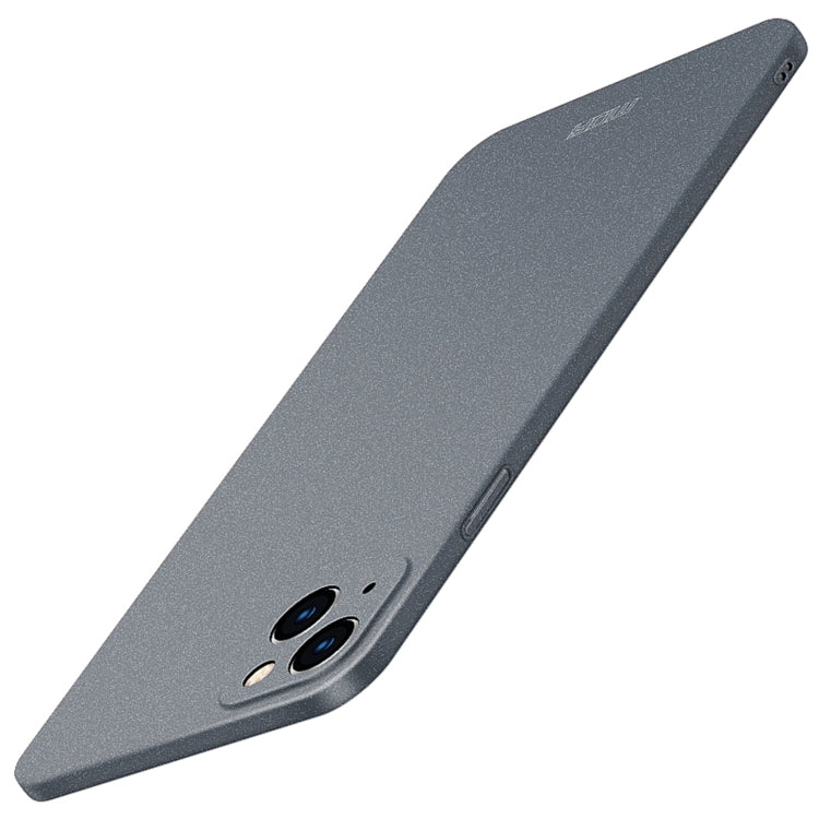 For iPhone 14 MOFI Fandun Series Frosted PC Ultra-thin Phone Case(Gray) - iPhone 14 Cases by MOFI | Online Shopping South Africa | PMC TechLife | Buy Now Pay Later Mobicred