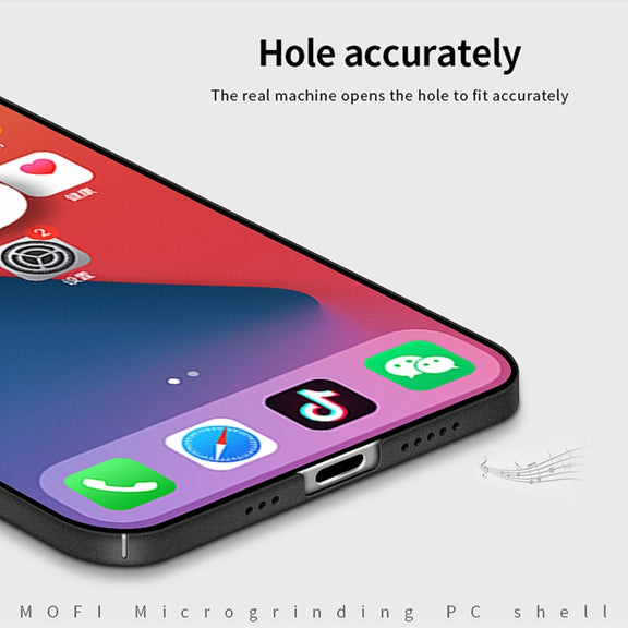 For iPhone 14 Pro MOFI Fandun Series Frosted PC Ultra-thin Phone Case(Red)