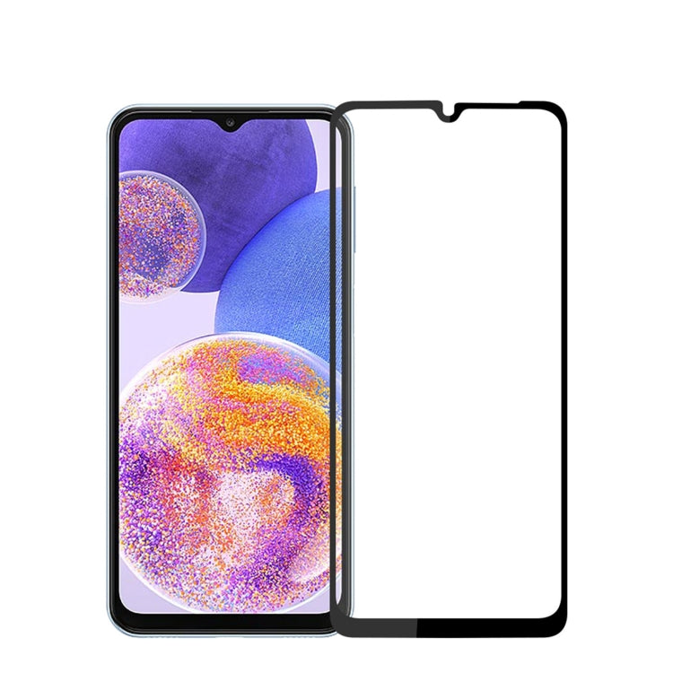 For Samsung Galaxy F13 MOFI 9H 2.5D Full Screen Tempered Glass Film(Black) - Galaxy Tempered Glass by MOFI | Online Shopping South Africa | PMC TechLife | Buy Now Pay Later Mobicred