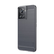 For OnePlus Ace / 10R 5G MOFI Gentleness Series Brushed Texture Carbon Fiber Soft TPU Case(Gray)