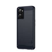 For OPPO A57 4G / A57 5G / A77 5G  MOFI Gentleness Series Brushed Texture Carbon Fiber Soft TPU Case(Blue)