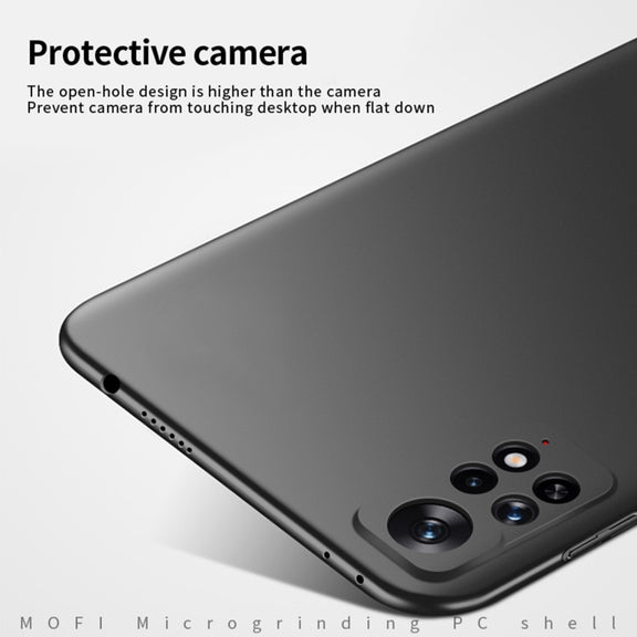For Xiaomi Redmi Note 11E Pro MOFI Frosted PC Ultra-thin Hard Case(Gold)