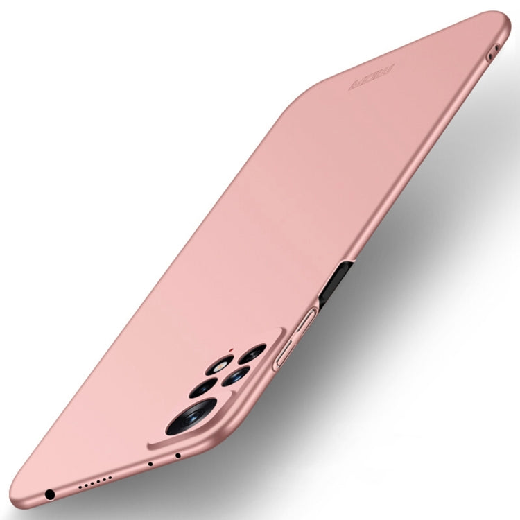 For Xiaomi Redmi Note 11E Pro MOFI Frosted PC Ultra-thin Hard Case(Rose Gold) - Xiaomi Cases by MOFI | Online Shopping South Africa | PMC TechLife | Buy Now Pay Later Mobicred